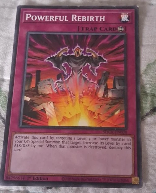 Yu-Gi-Oh! Trading Card Game Powerful Rebirth Trap Card