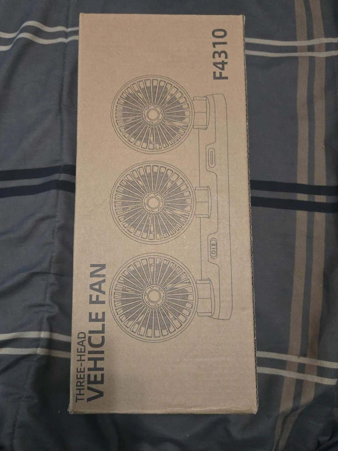 Three-Head Vehicle Fan F4310