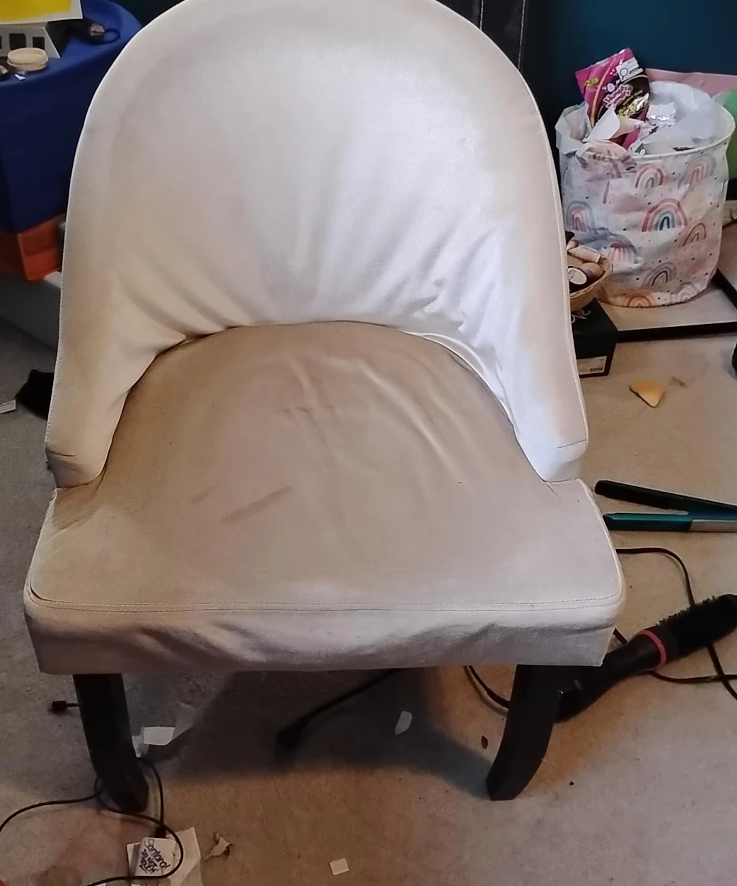 White Accent Chair