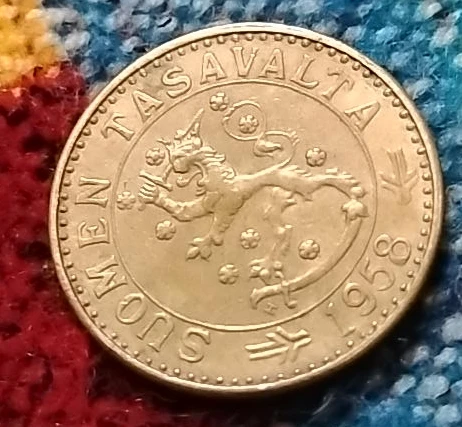 Finnish 1958 Coin