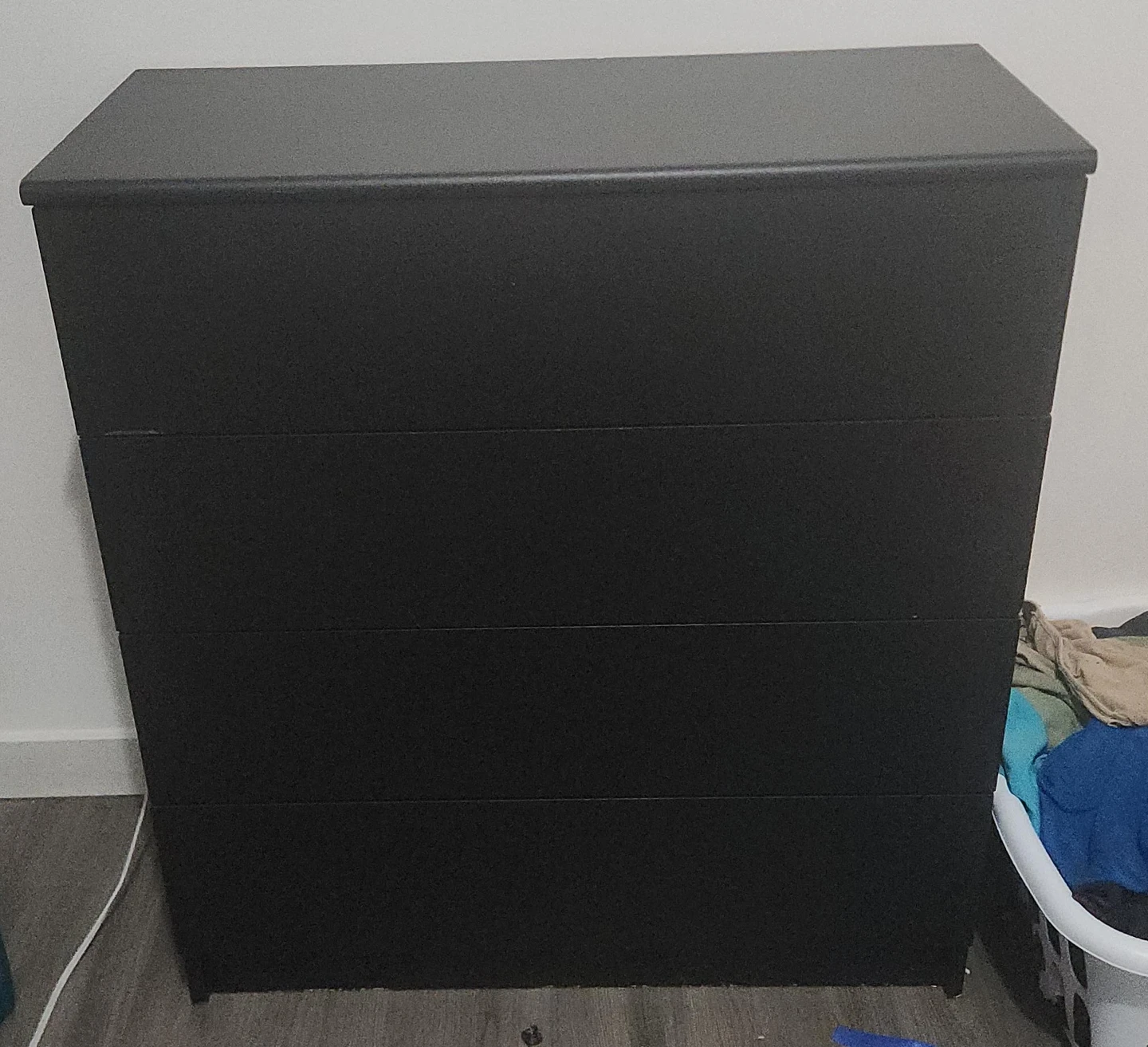 IKEA Malm 4-Drawer Chest, Black