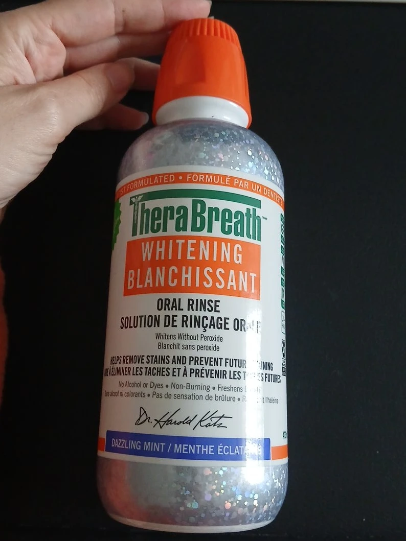 TheraBreath Whitening Oral Rinse - Dazzling Mint