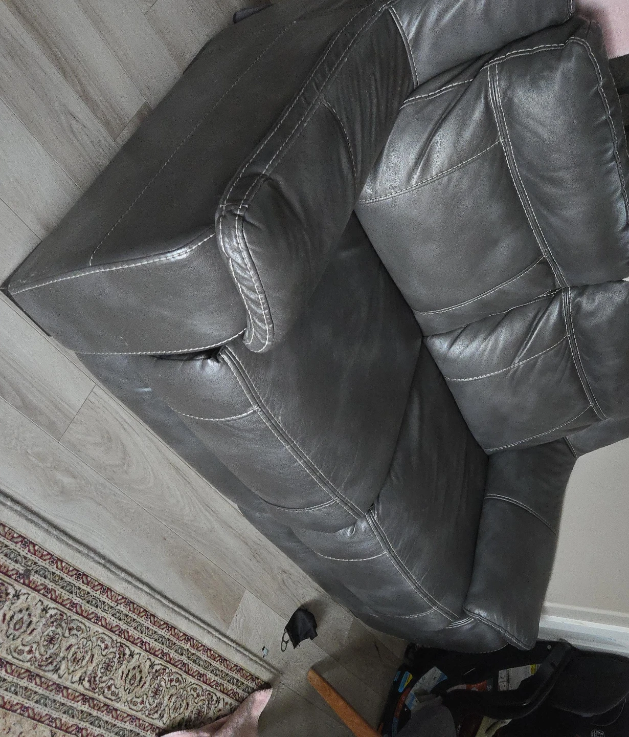 Grey Loveseat Sofa
