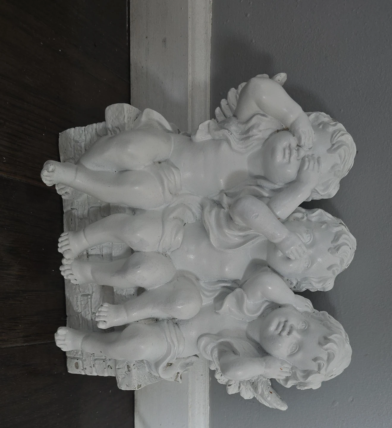White Cherub Sculpture