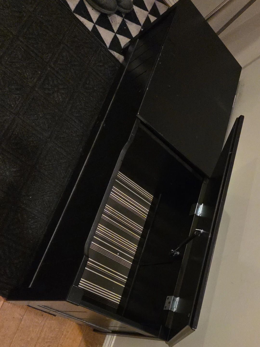 Black Storage Cabinet