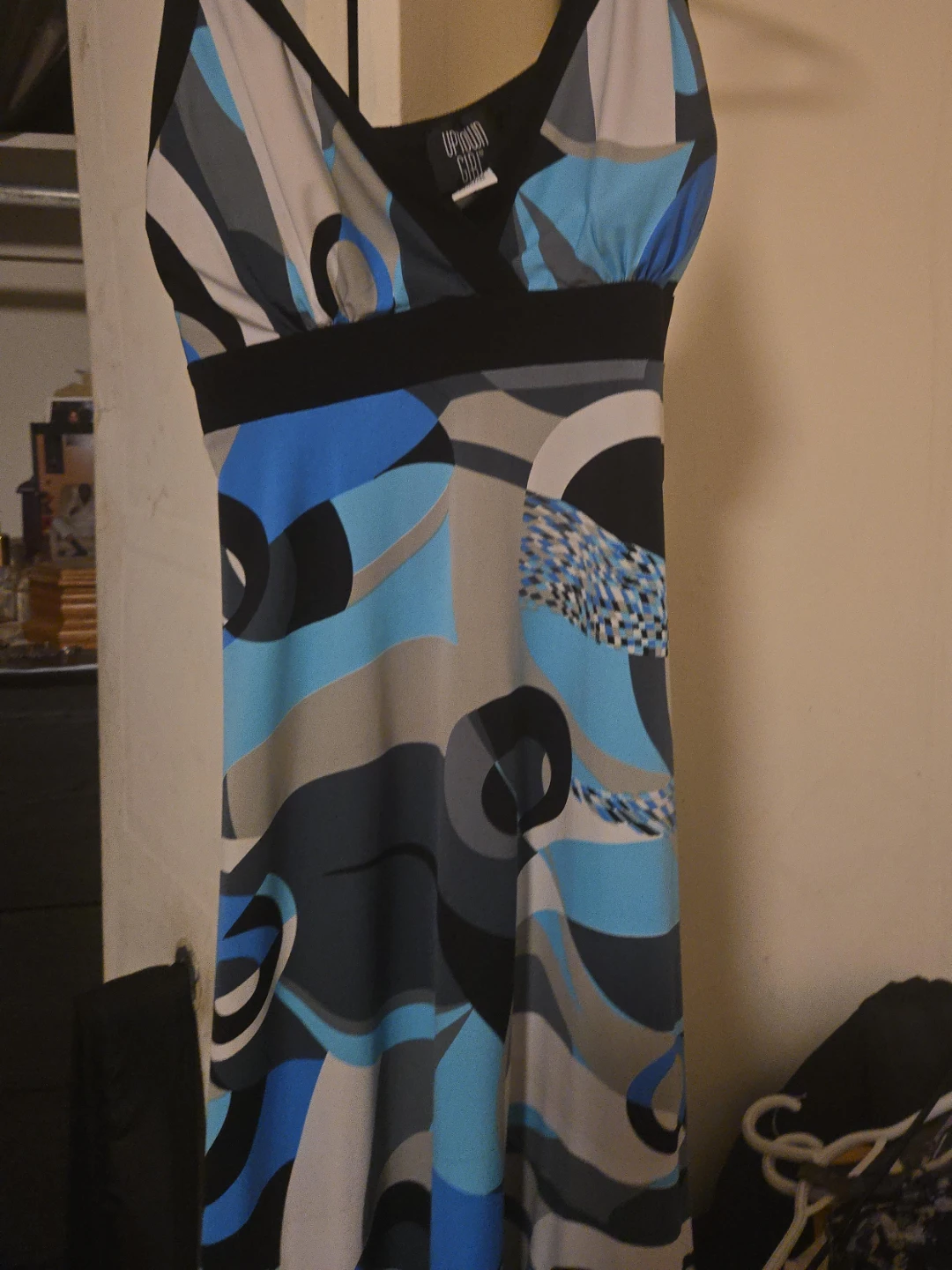 Uptown Girl Abstract Print Dress
