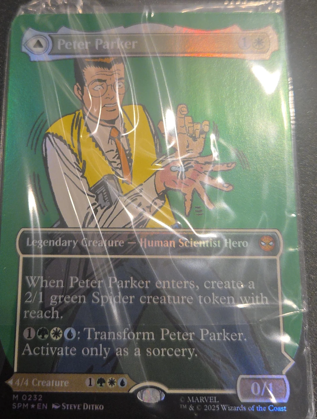 Magic: The Gathering- Peter Parker Card (Foil)