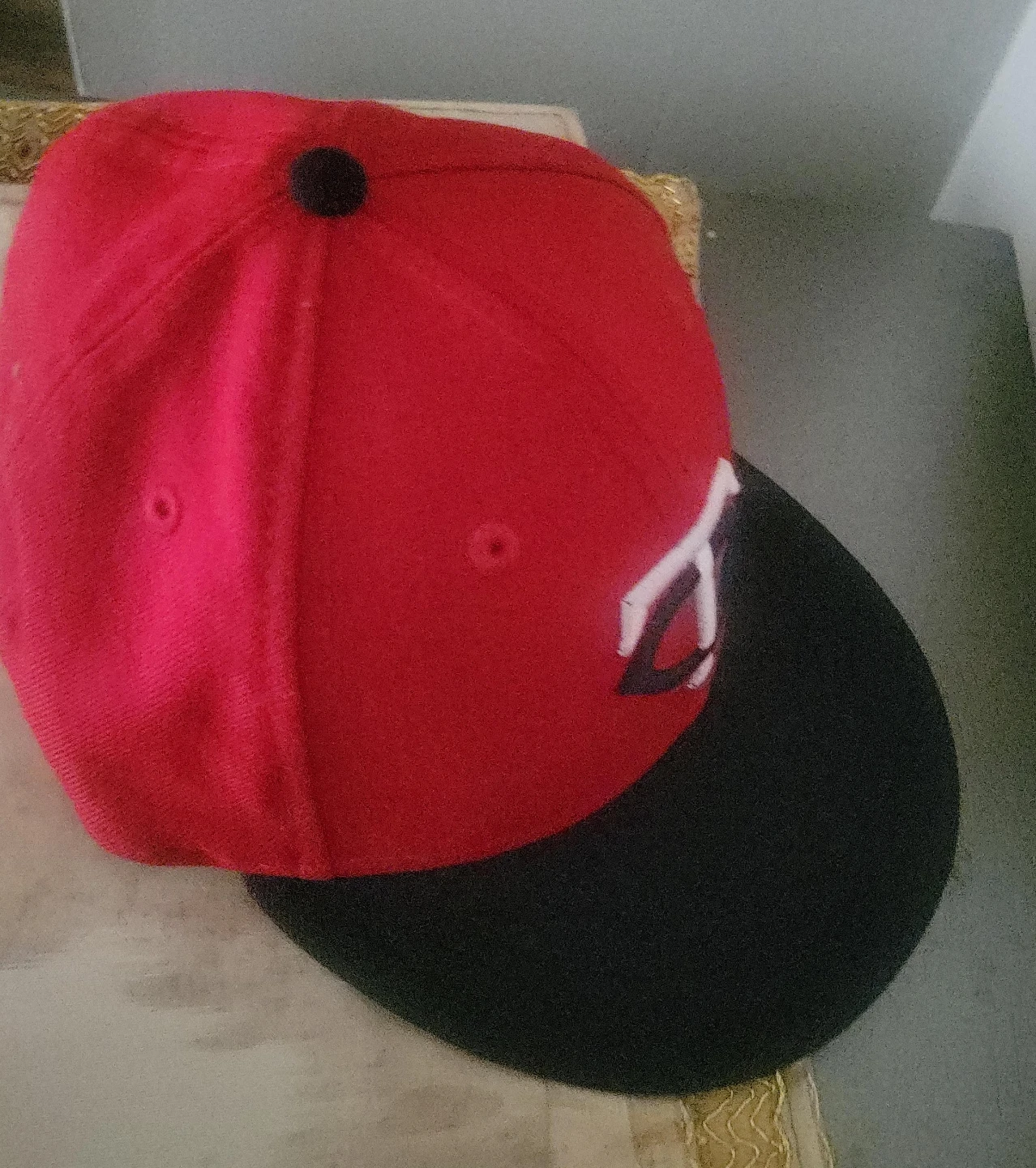 Red and Black Baseball Cap