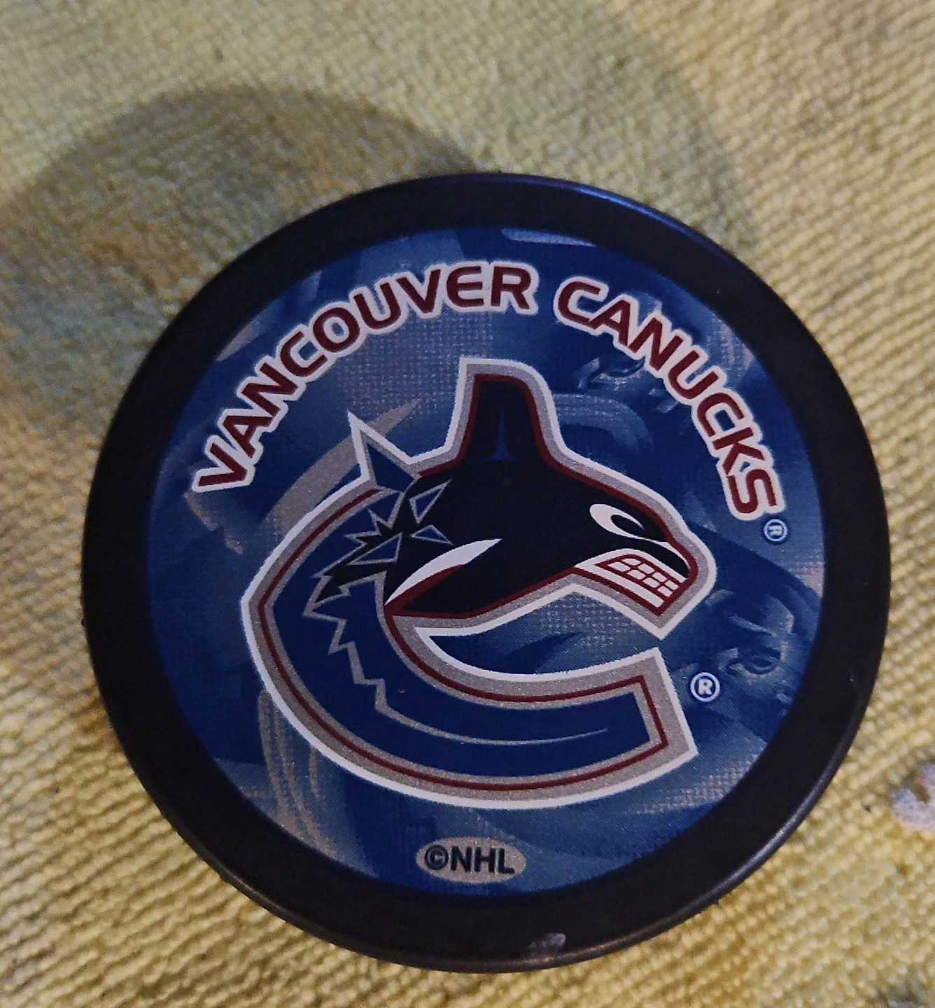 Vancouver Canucks NHL Hockey Puck