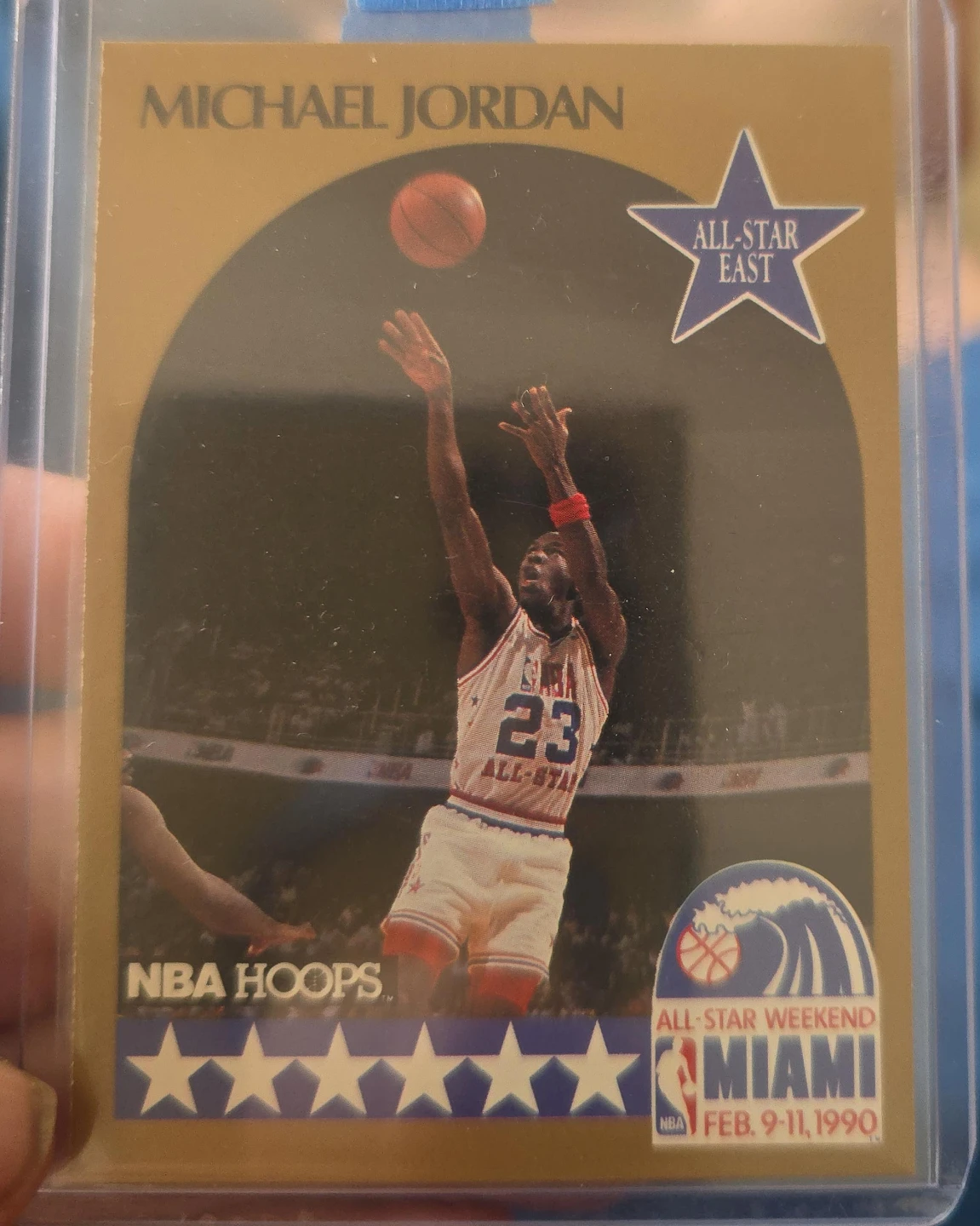 Michael Jordan 1990 NBA Hoops All-Star Card