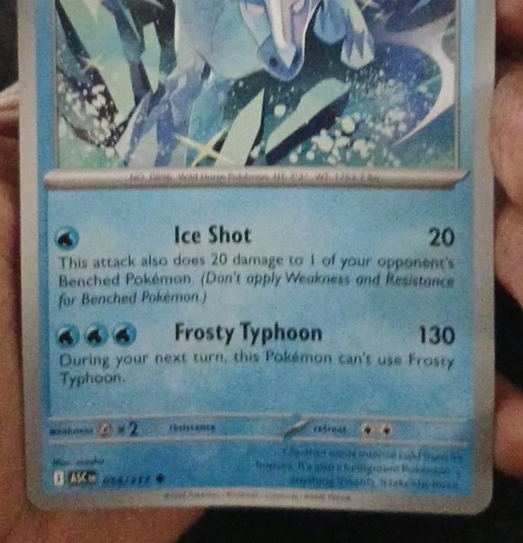 Pokemon Card - Frosty Typhoon