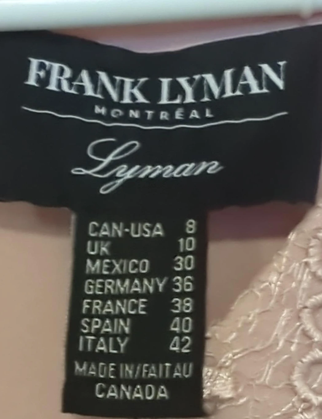 Frank Lyman Montreal Dress