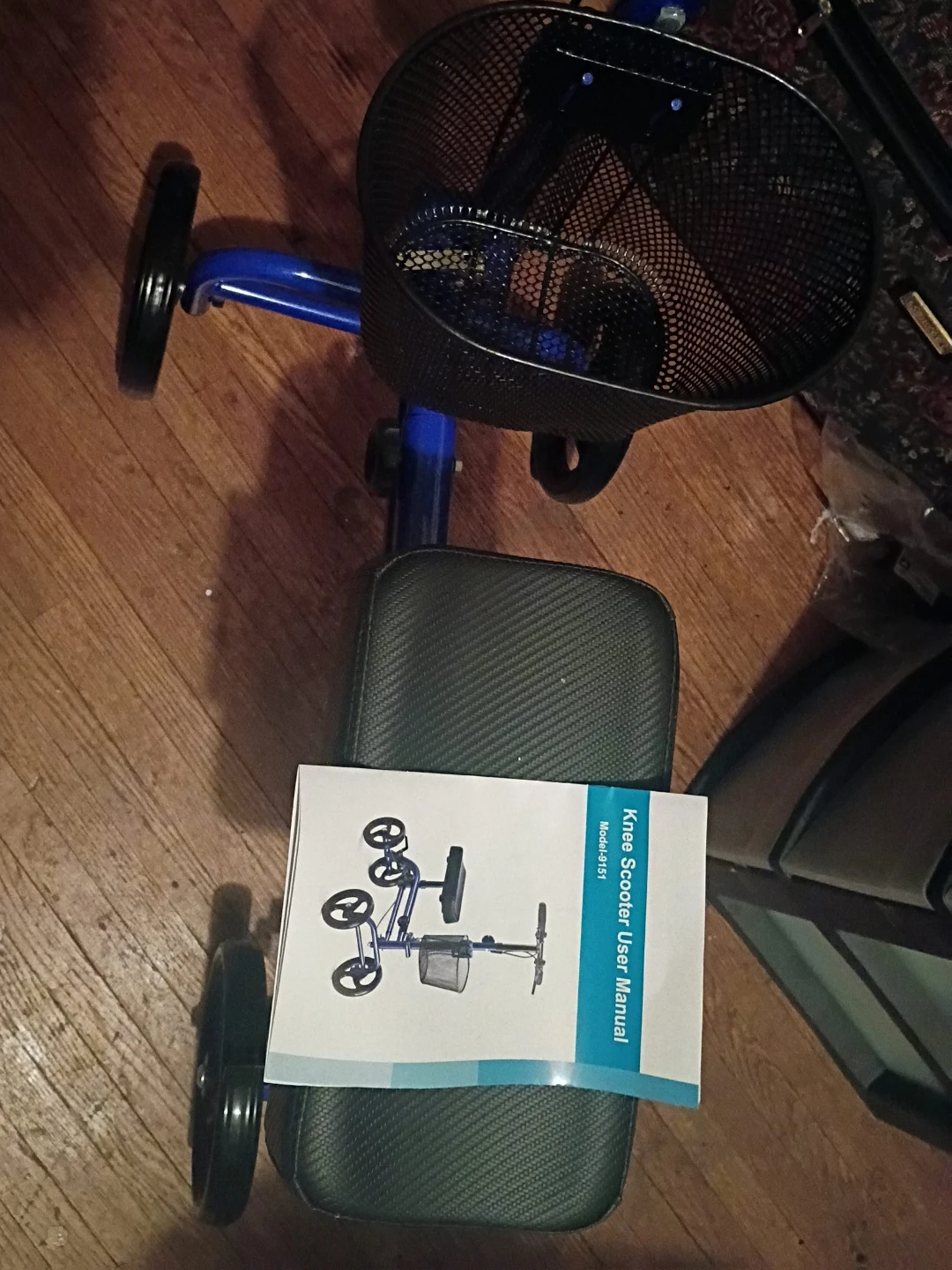 Blue Knee Scooter
