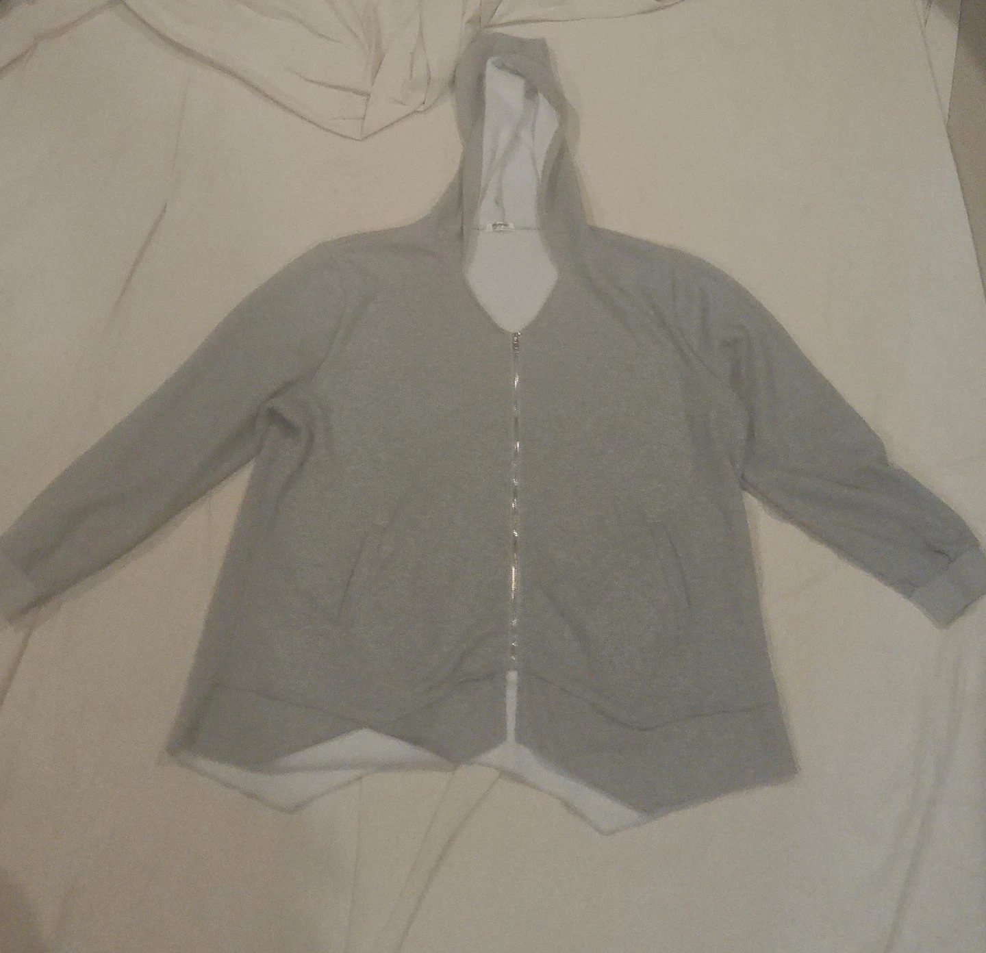 Grey Zip-Up Hoodie