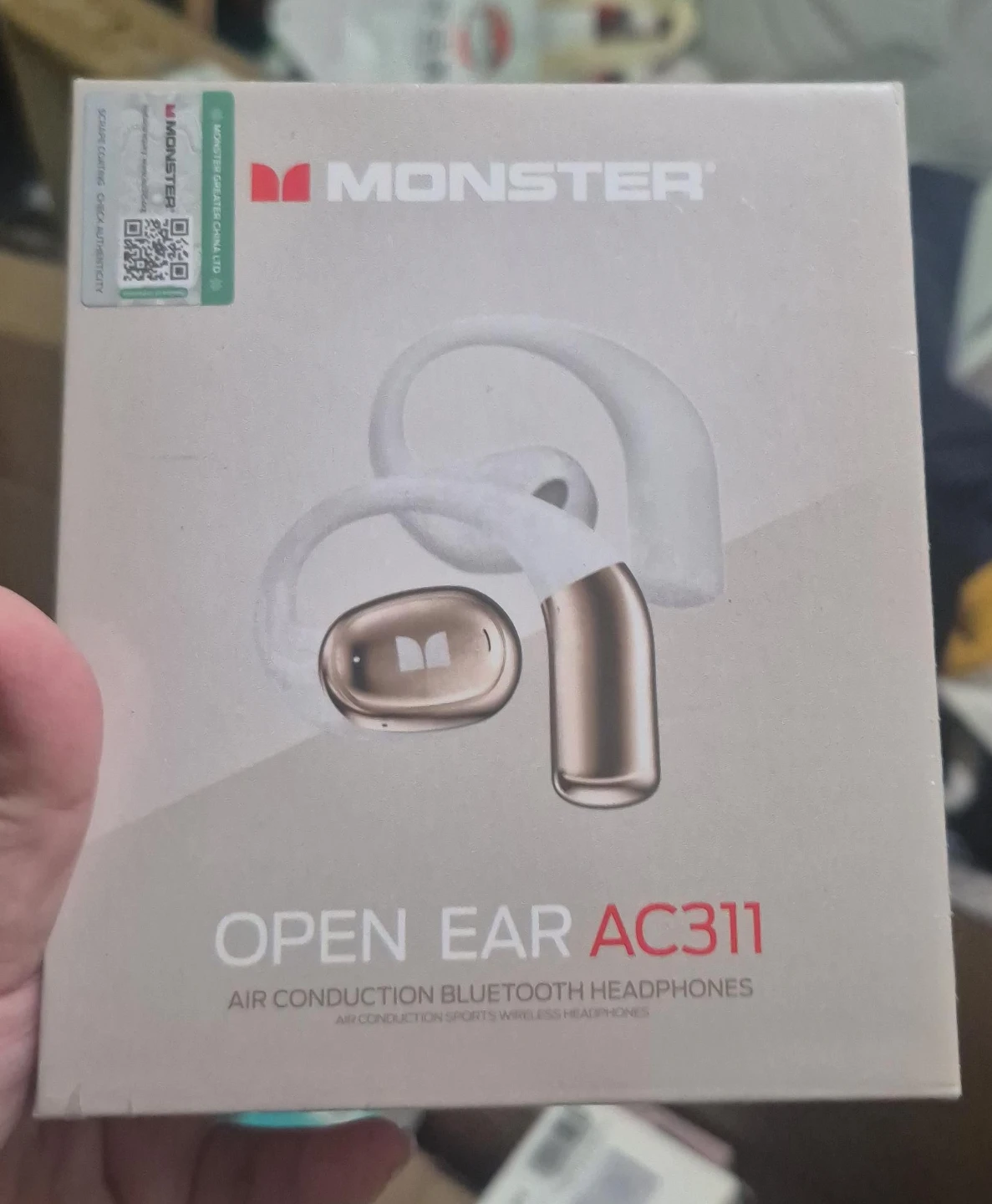 Monster Open Ear AC311 Air Conduction Bluetooth Headphones