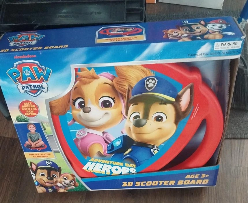 Paw Patrol 3D Scooter Board