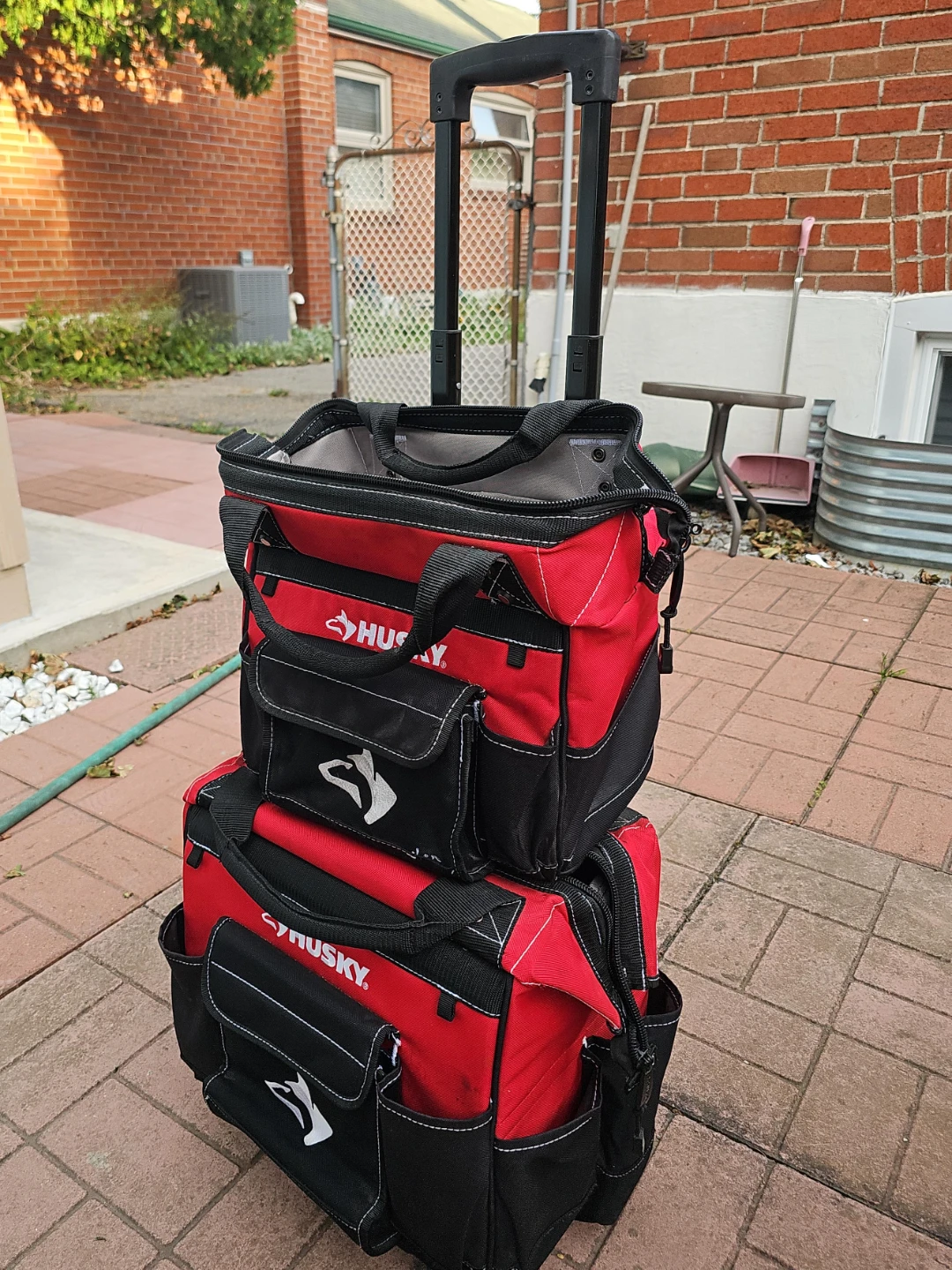 Husky Rolling Tool Bag Combo