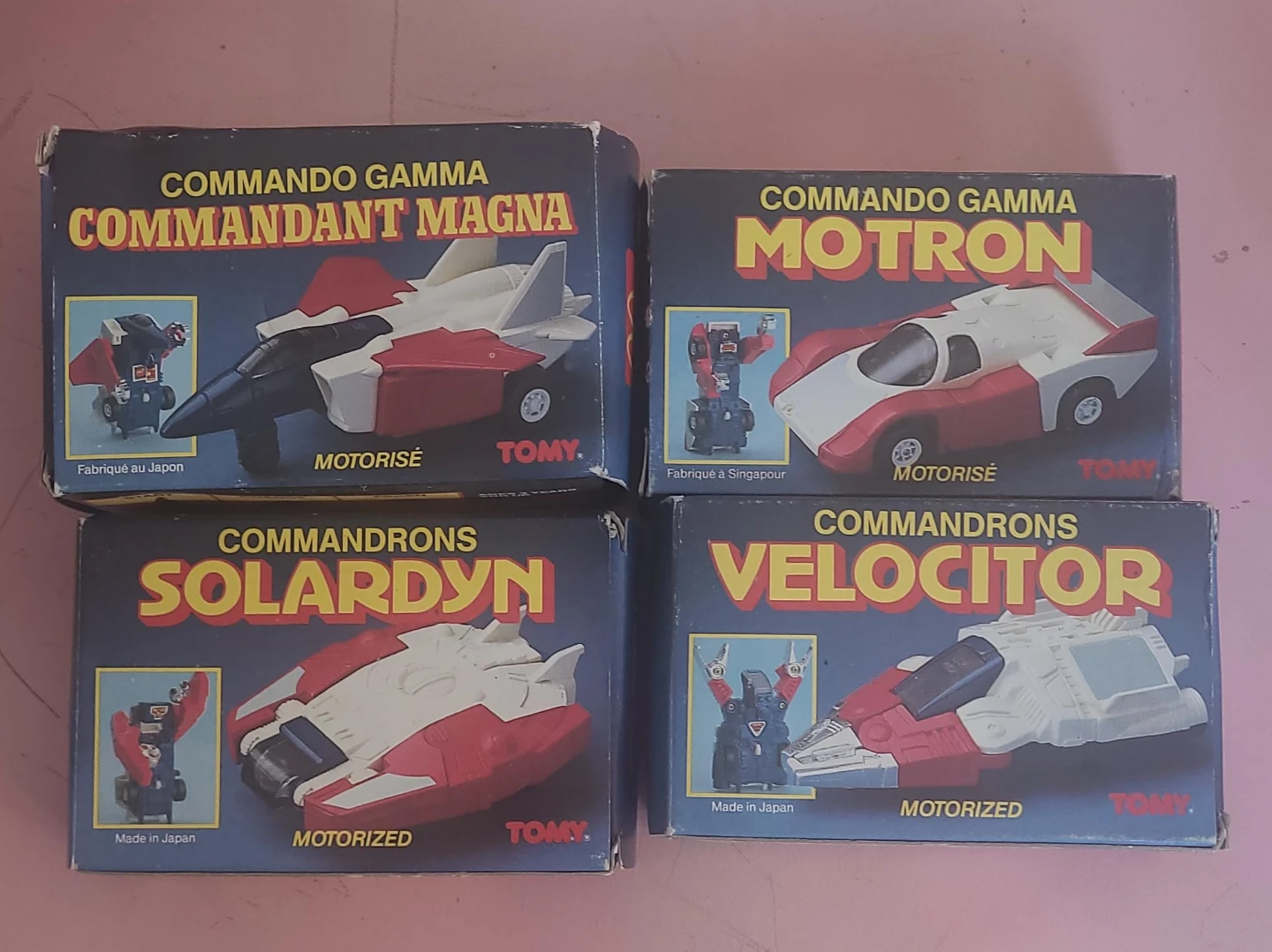 Tomy Commando Gamma Commandrons Lot of 4