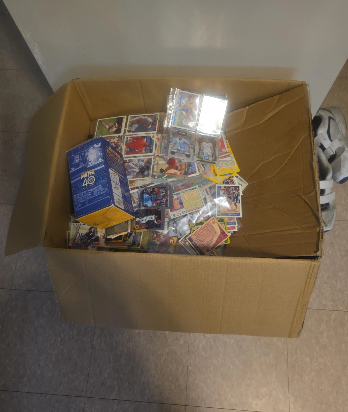 Box of Assorted Trading Cards