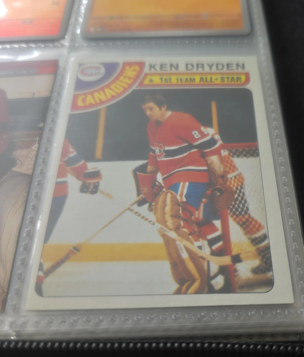 Ken Dryden Canadiens 1st Team All-Star Hockey Card