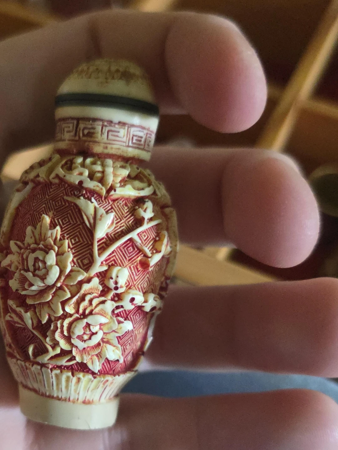Carved Snuff Bottle