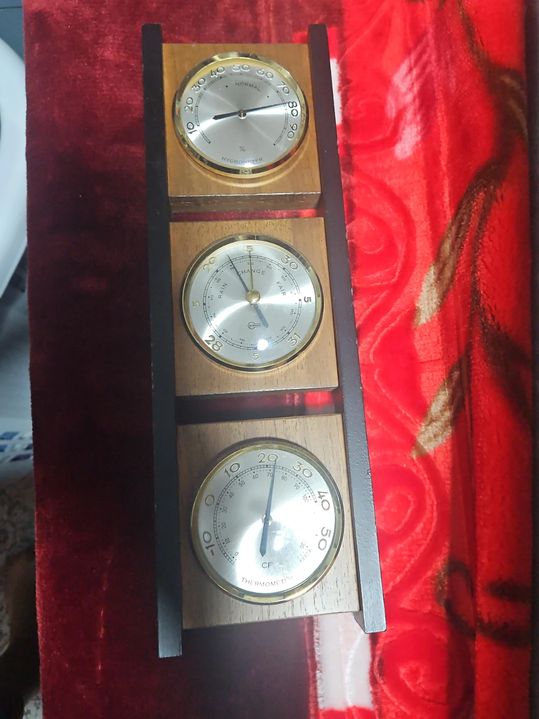 Wood 3-in-1 Weather Station (Vintage)