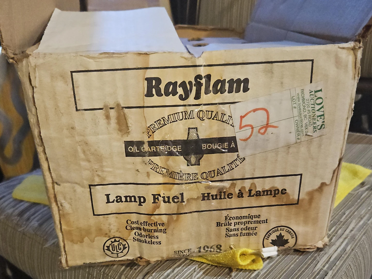 Rayflam Lamp Fuel Oil Cartridges