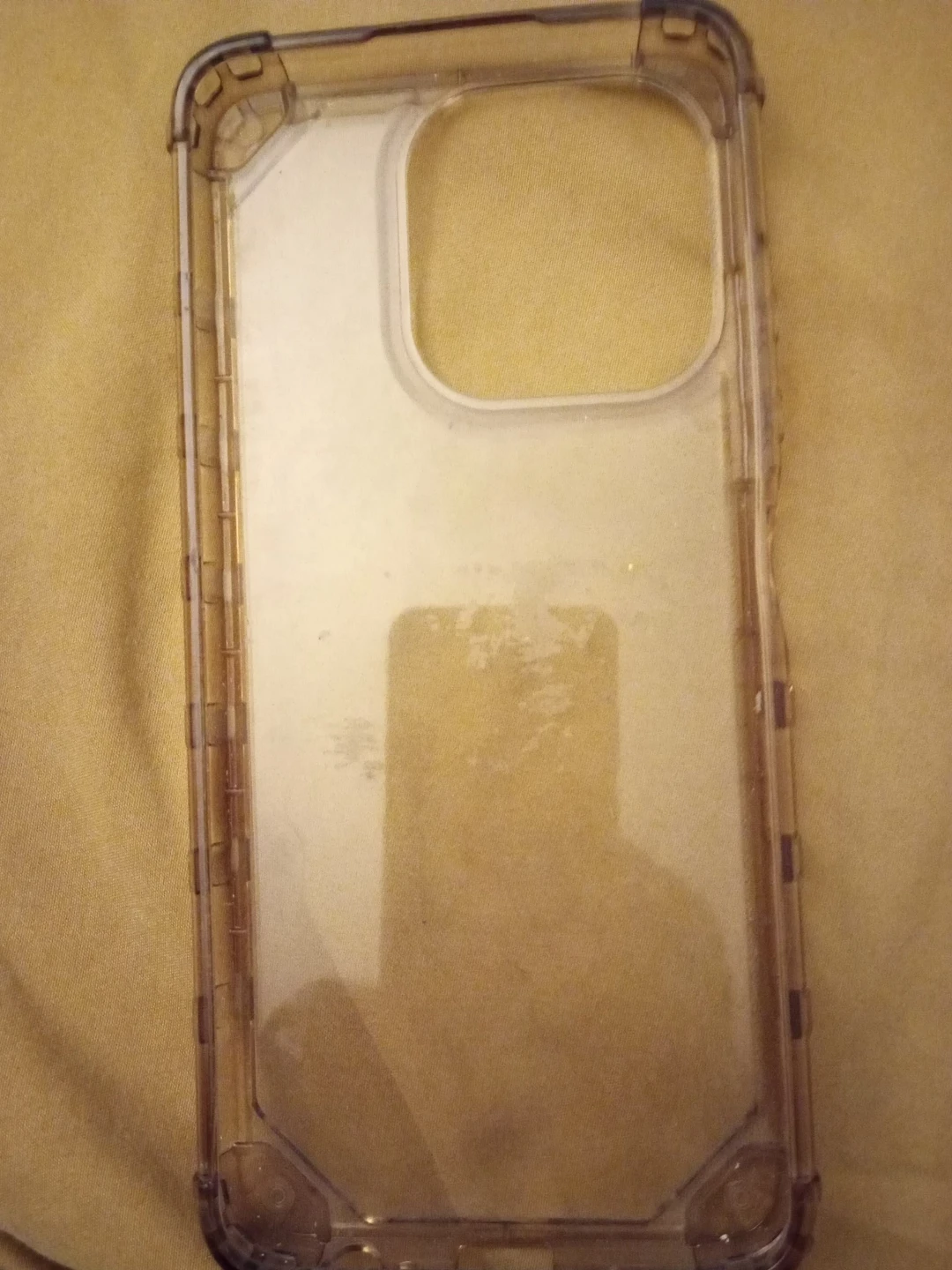 Clear protective phone case