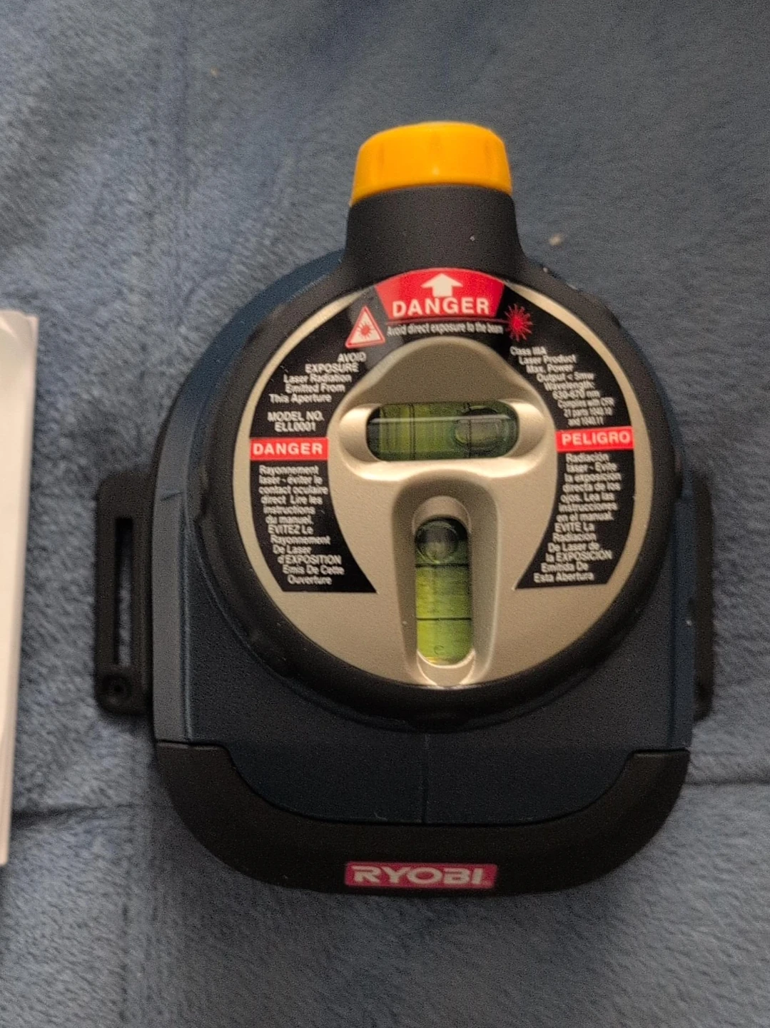Ryobi Air-Grip Laser Level ELL0001 with Case