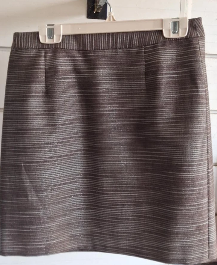 Banana republic Striped A-line Skirt