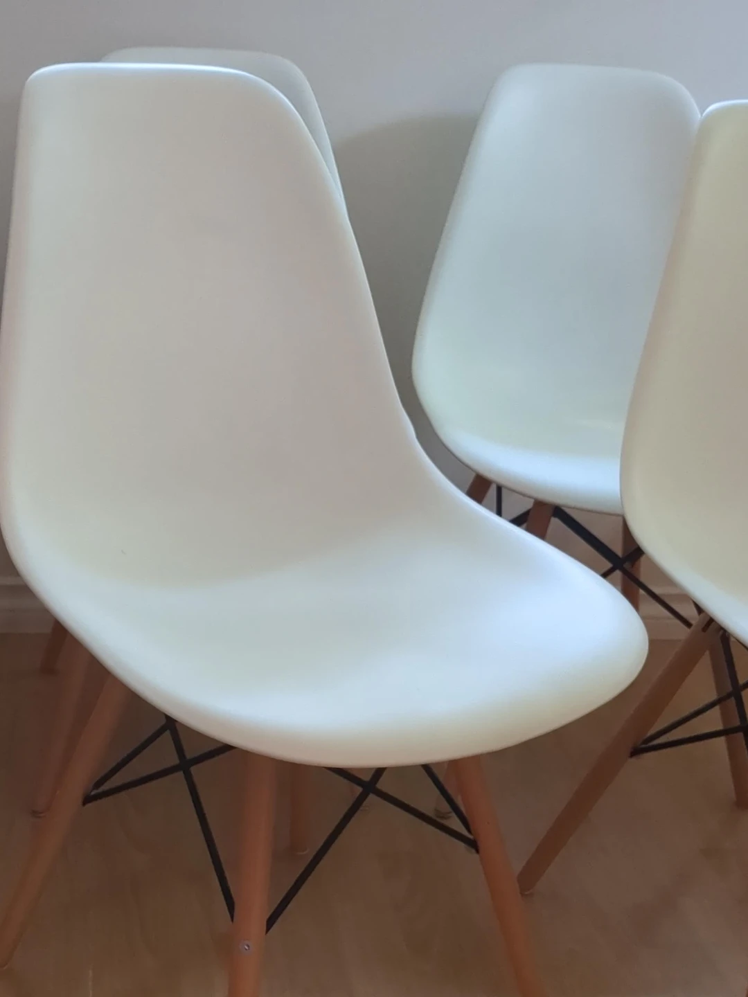 White Structube Eiffel Chairs (Set of 6)