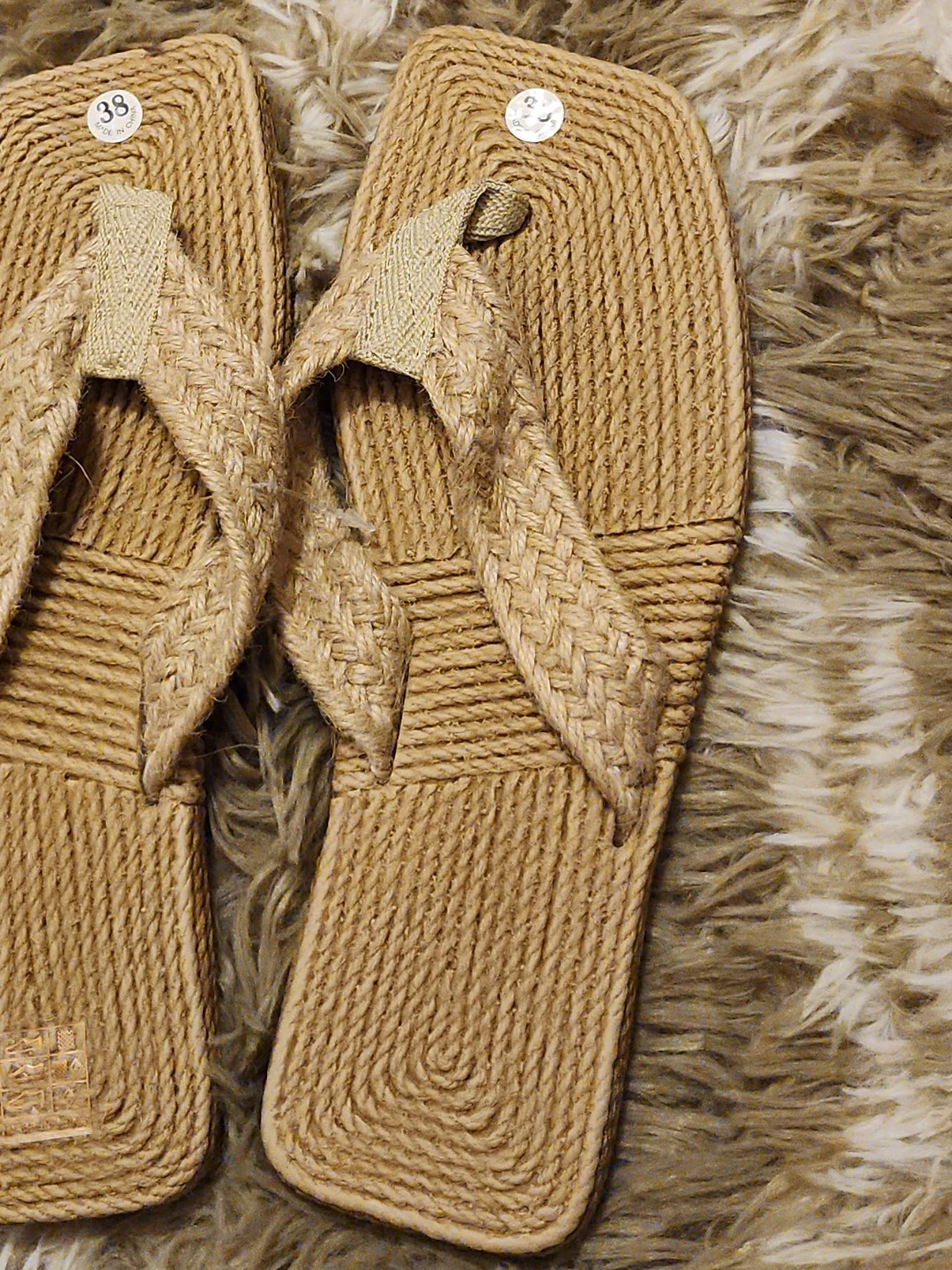 Woven Rope Flip-Flops