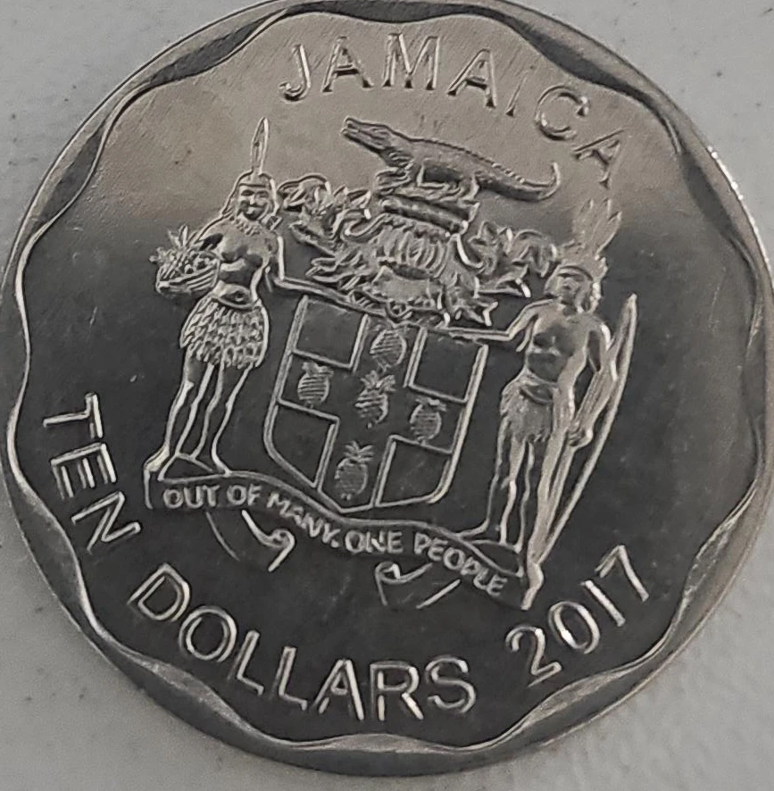 Jamaica Ten Dollars Coin 2017 - George William Gordon