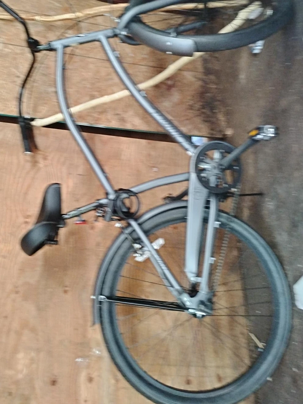 Grey Bicycle