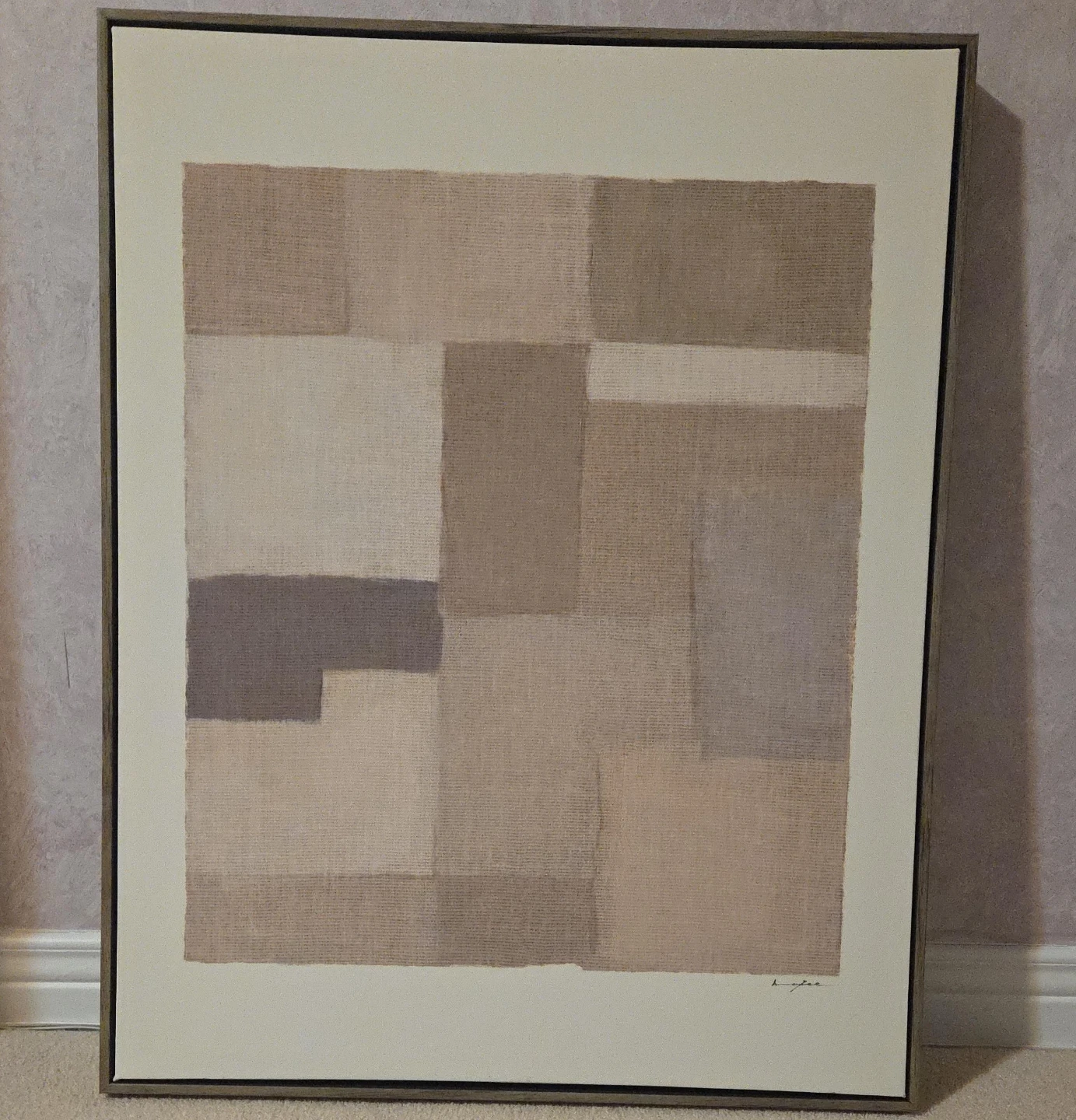 Framed Abstract Canvas Wall Art