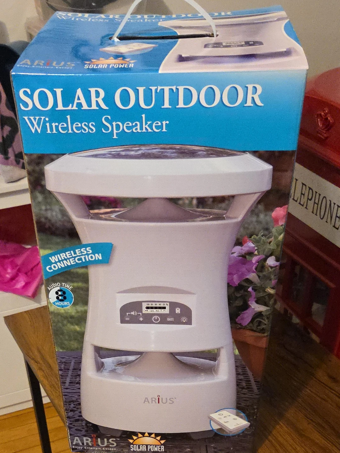 Arius Solar Outdoor Wireless Speaker