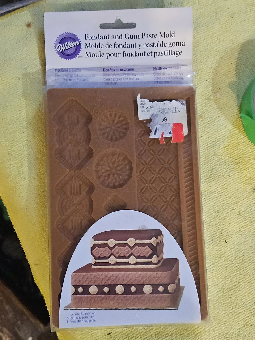 Wilton Fondant and Gum Paste Mold - Macramé Designs