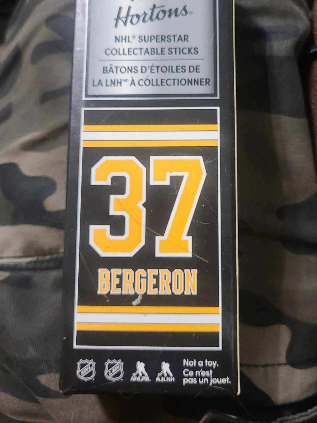 Tim Hortons CCM Collectible Hockey Stick - Bergeron