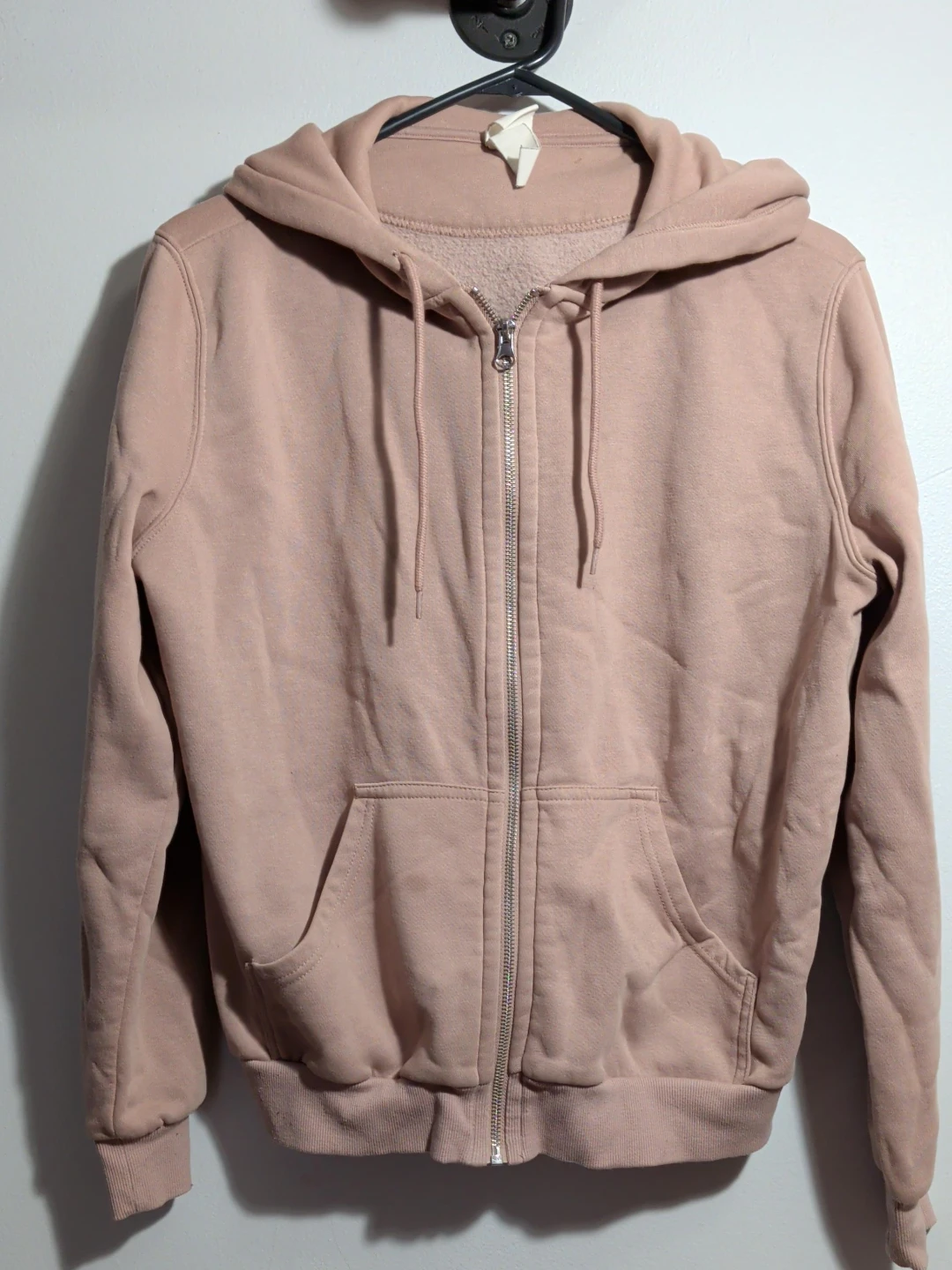 H&M Full-Zip Hoodie pink women's large
