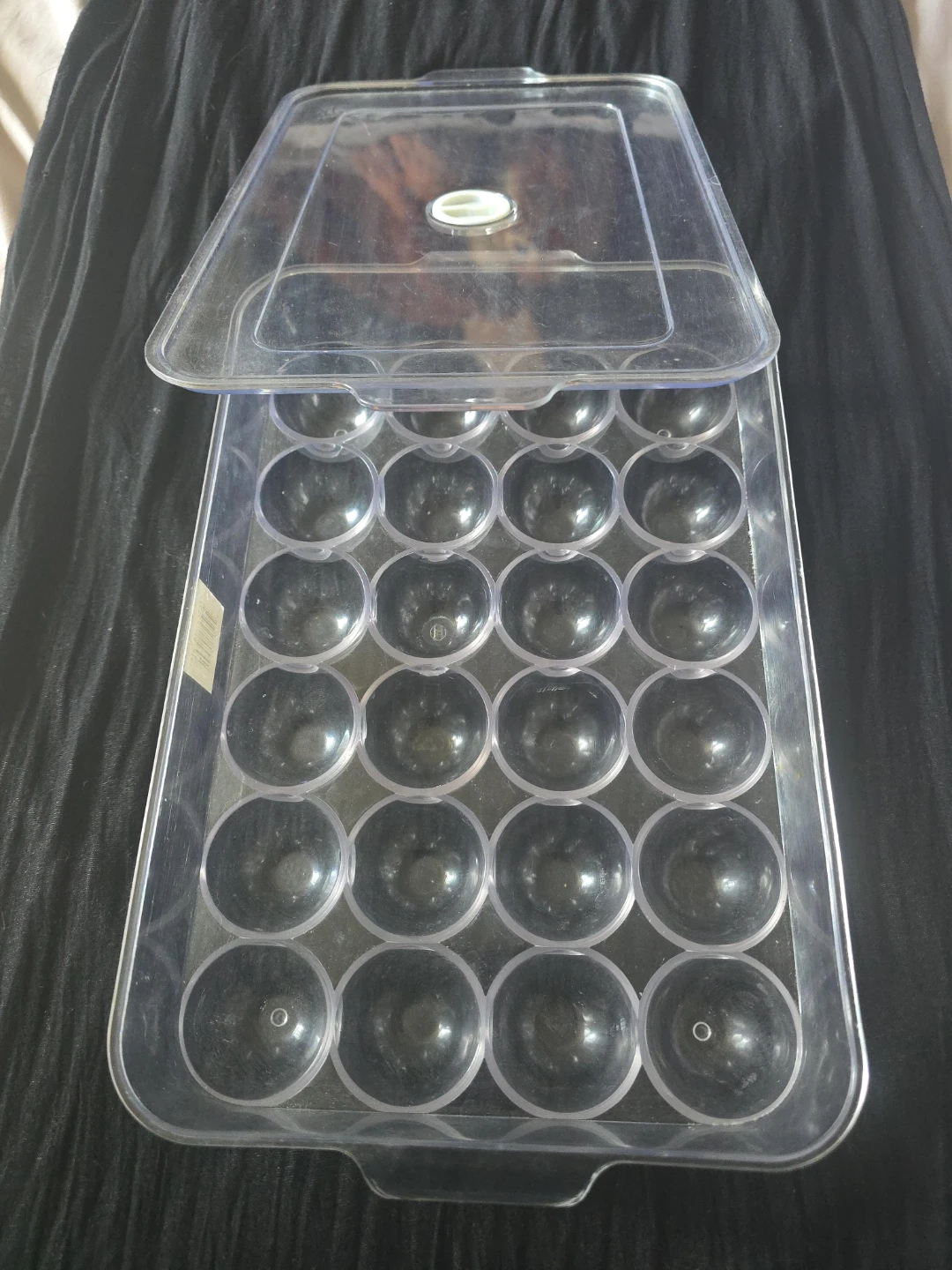 Clear Plastic Egg Container with Lid