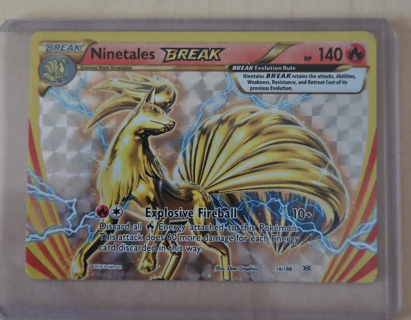 Pokémon Ninetales BREAK #16/108 – XY Evolutions – BREAK Rare