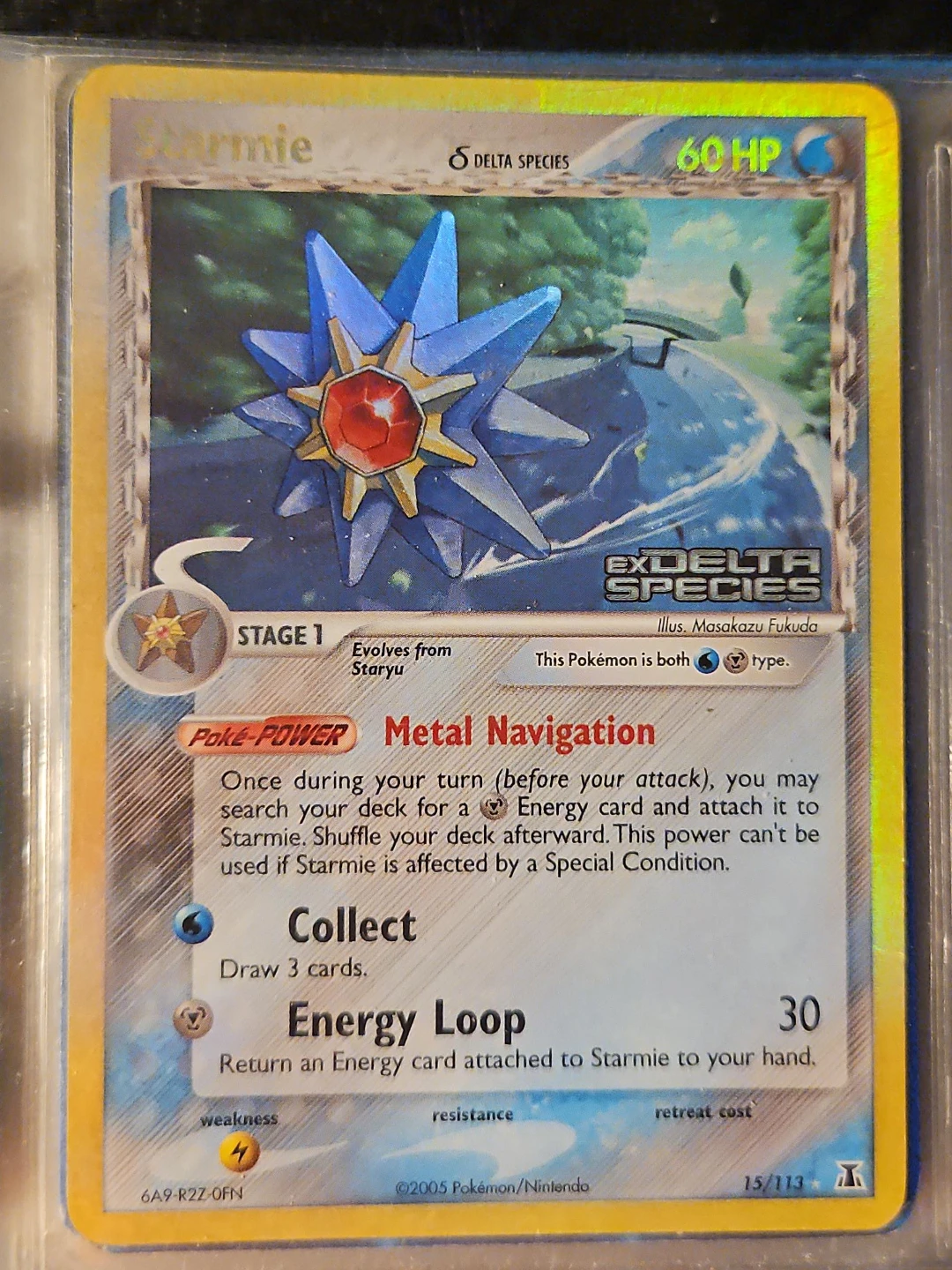 Pokémon Starmie #015/113 – EX Delta Species – Reverse Holo Rare