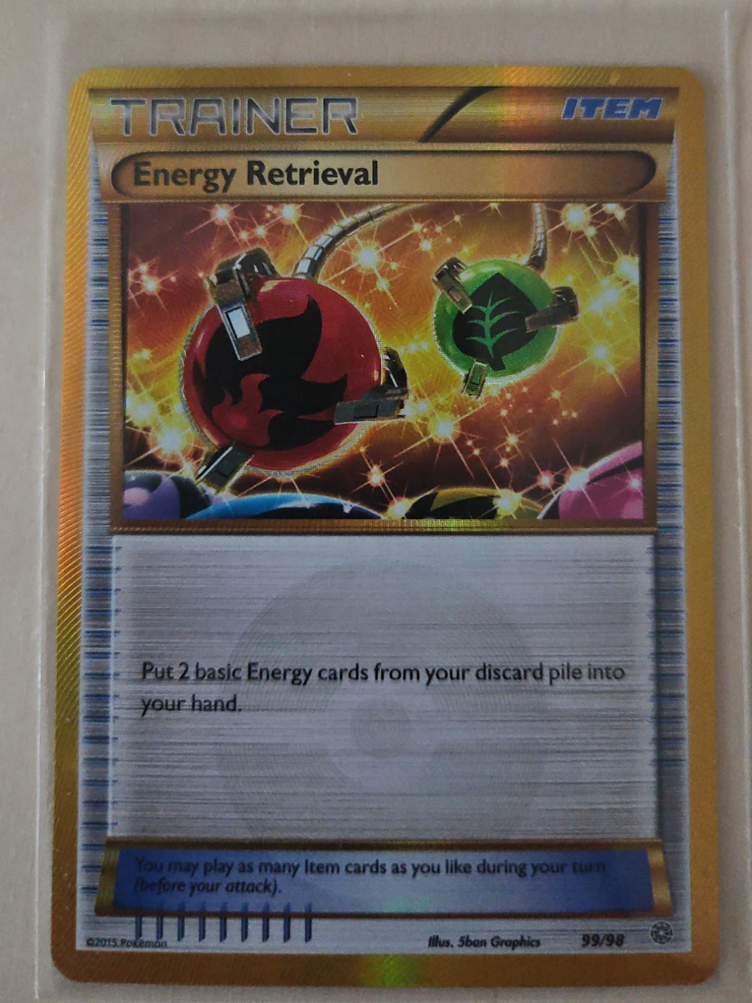 Energy Retrieval #99/98 – XY Ancient Origins – Secret Rare