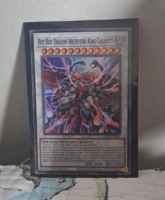 Hot Red Dragon Archfiend King Calamity Yu-Gi-Oh! Card