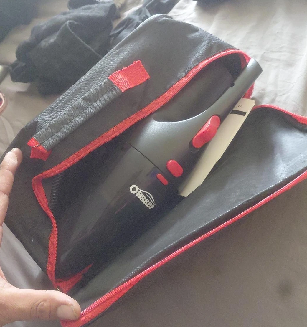 Black Asser Handheld Vacuum with Bag
