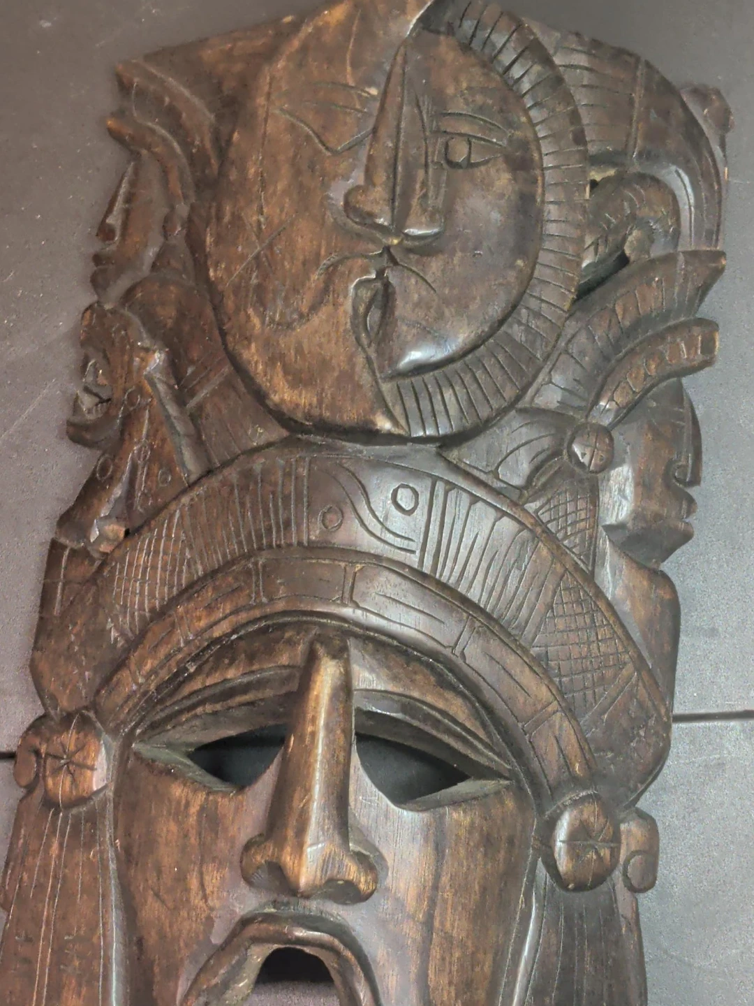 Hand Carved Wooden Mask