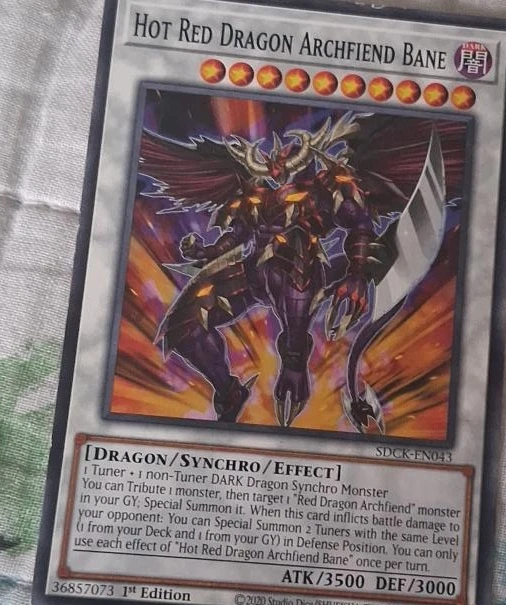 Hot Red Dragon Archfiend Bane Yu-Gi-Oh! Card