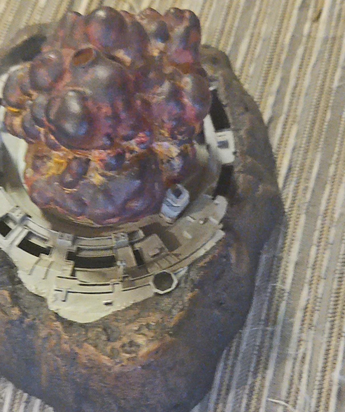 Explosion Diorama Display Piece