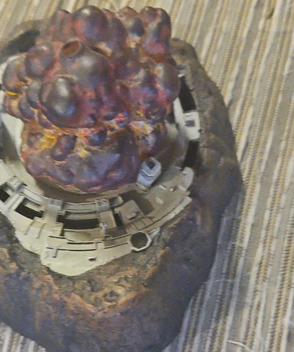 Explosion Diorama Display Piece