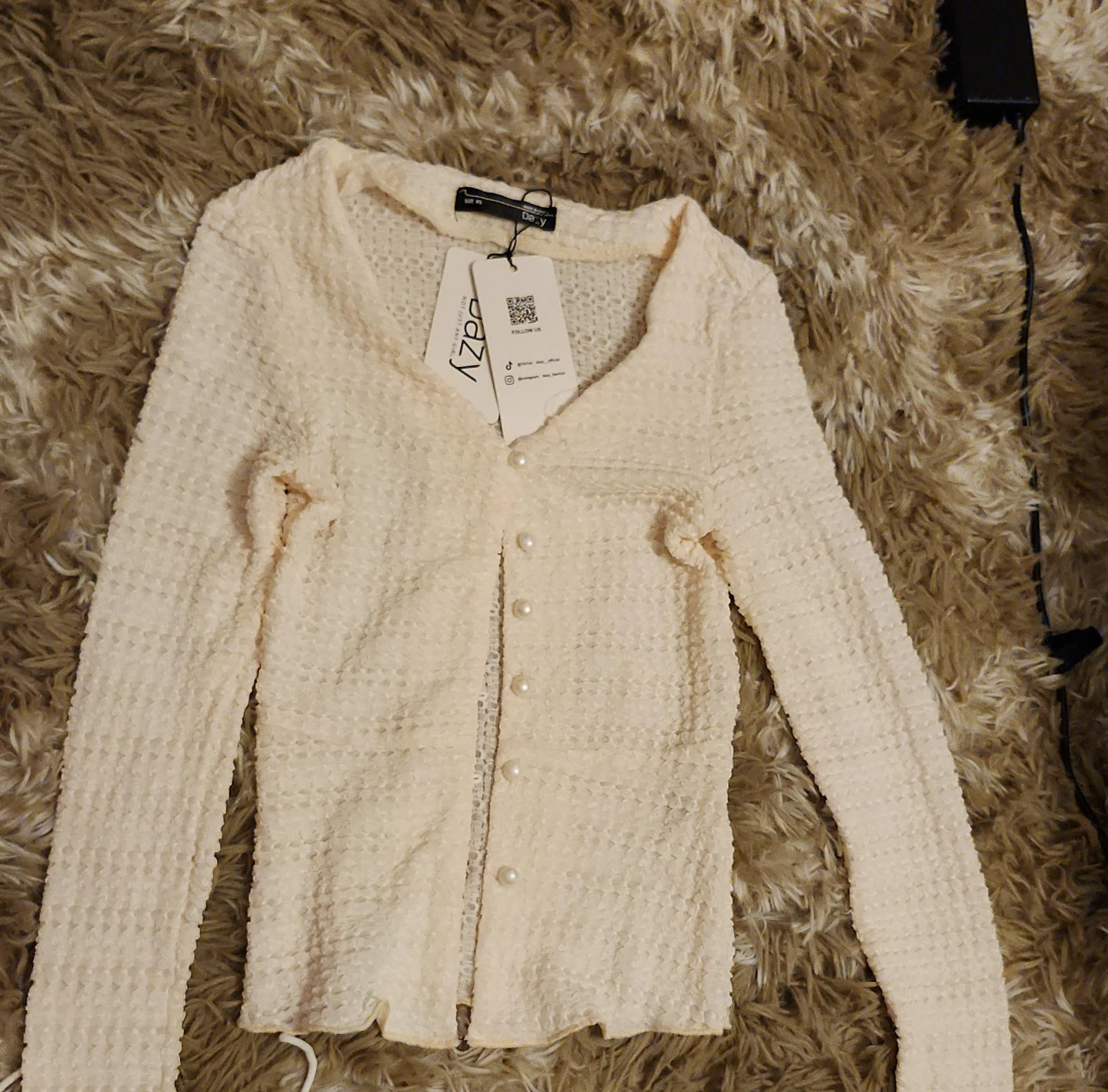 Off white cardigan